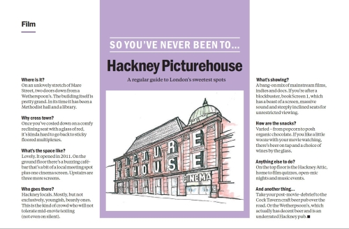 Hackney Picturehouse, Time Out issue #2383
